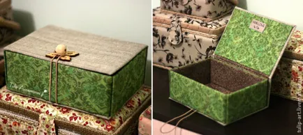 Koporsót kézimunka a kezüket egy karton workshop fotók és videó