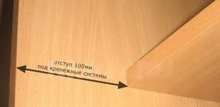 Szekrény kezével tervezési szabályok, utasítások