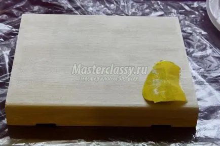 Doboz ékszerek a decoupage technikával