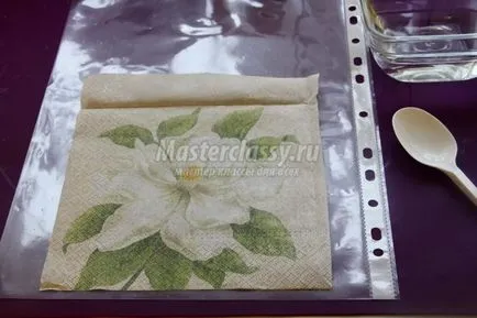 Doboz ékszerek a decoupage technikával