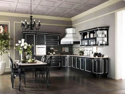 Modern konyha tervezés fotók belső stílus, design egy kis területen, dekoráció, projektek, ötletek