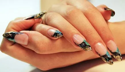 Elegáns francia manikűr 45 kép szép körmök (francia manikűr fotó) Elegáns francia manikűr 45 kép szép körmök