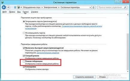 Hibernálás Windows 8 finomhangolás