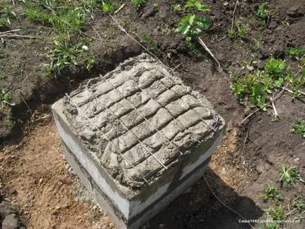 Pontalapozás a fürdő kezét fotó építési szakaszban