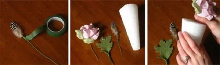 Esküvői csokrok ruhát kezével - a mester osztály, Photo & Video (szövet) Esküvői csokrok ruhát kezével - a mester osztály, fotó és videó