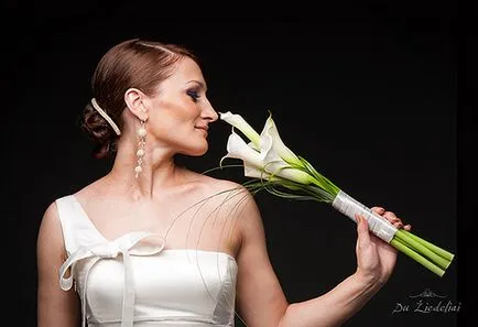 Esküvői csokor Calla Picture Bride