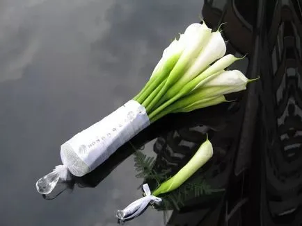 Esküvői csokrok Calla tökéletes választás egy kifinomult menyasszony