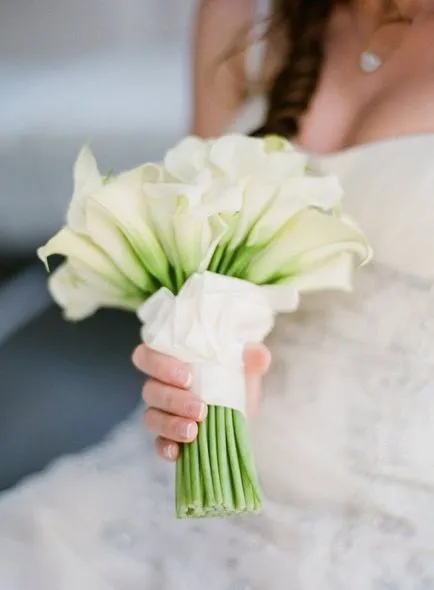 Esküvői csokrok Calla liliom