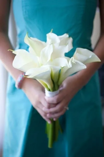 Esküvői csokrok Calla liliom