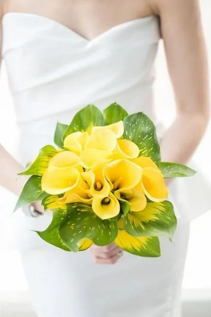 Esküvői csokrok Calla liliom