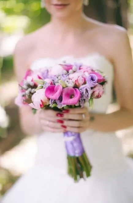 Esküvői csokrok Calla liliom