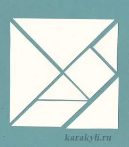 Tangram - oktató játék gyermekeknek 4 éves, firka (Quest oktatási játékok) Tangram - oktató játék gyermekeknek 4 éves, irkál