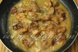 Sertés pörkölt paprika és paradicsom recept egy fotó