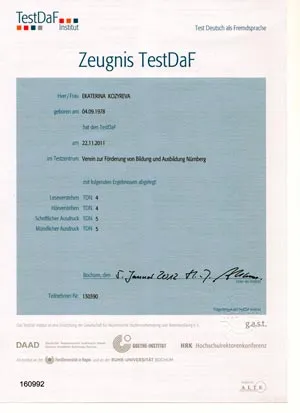 Test DAF - mi ez, és mire való, német online