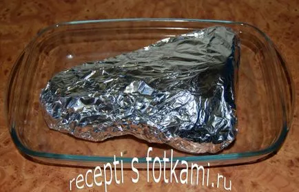 Csülök kemencében sült fólia - lépésről lépésre recept fotók