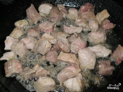 Sertés paprikás - lépésről lépésre recept fotók