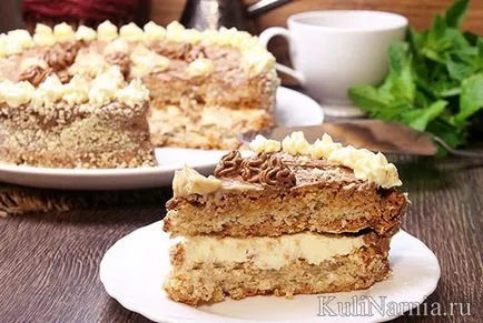 Kijev torta recept lépésről lépésre fotók