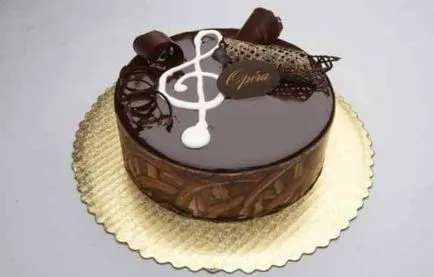 Dekoráció torta kezével csokoládé