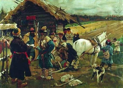 Feladat év - ez az egyik szakaszában rabszolgasorba a parasztok