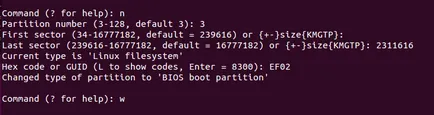 GRUB, losst