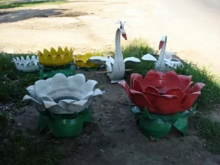 Pot gumiabroncsok és a gumik saját kezűleg, fotó mikron