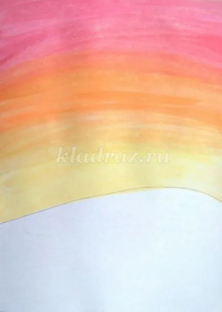 Tavaszi táj gouache