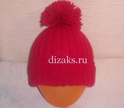 Kötött sapka pompom kötőtű kezdőknek dizaks tervezés - tartozékok