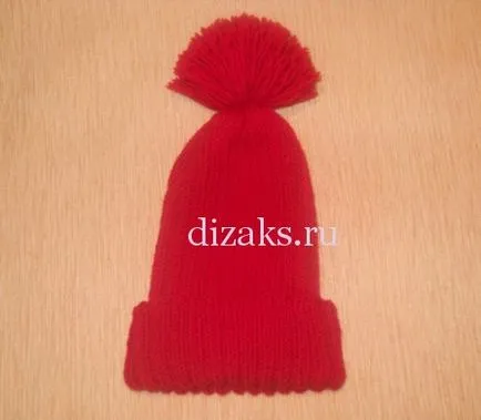 Kötött sapka pompom kötőtű kezdőknek dizaks tervezés - tartozékok