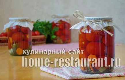 Készítmények a téli paradicsom arany receptek