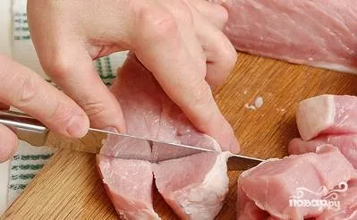 Sült krumpli hús a sütőben - lépésről lépésre recept fotók