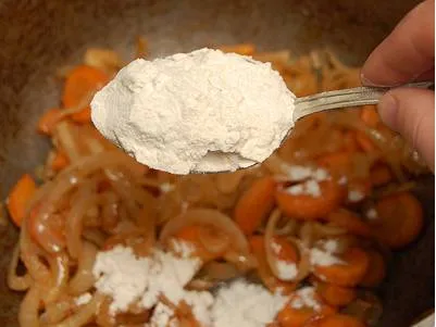 Sült krumpli hús a sütőben - lépésről lépésre recept fotók