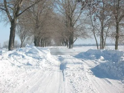 Tanulás, hogyan kell elhagyni a hóval, az autós előnyök
