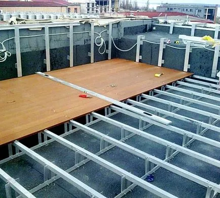 Fektetése padlók lépésről lépésre oktatás, épület portál (stack) Fektetése padlók lépésről lépésre oktatás, épület portál