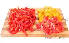 Chakhokhbili csirke Grúz - lépésről lépésre recept fotók