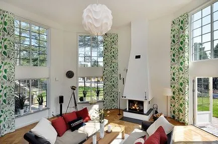 A nagy ablakok a ház tervezése képességek és a design, álom ház (vakok a nagy ablakok) A nagy ablakok az épület tervezése és kivitelezése képességek, álom otthon