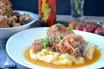 Chakhokhbili Chicken grúz-lépésre recept, hogyan kell főzni