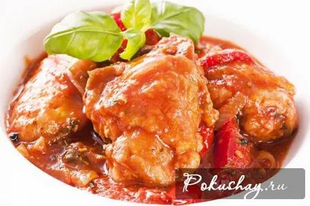 Chakhokhbili csirke Grúz klasszikus recept lépésről lépésre fotók és videók