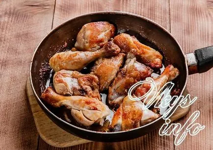 Chakhokhbili csirke grúz recept fotókkal lépésről lépésre