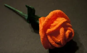 Virágok a szalvéták kezdők, papírból saját kezűleg