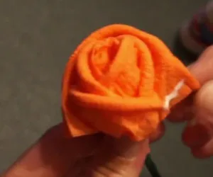 Virágok a szalvéták kezdők, papírból saját kezűleg