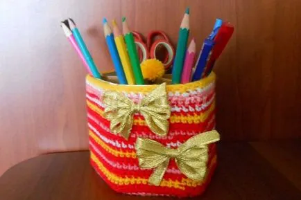 Dekorációk a belső kezüket ki hulladék anyagok fényképpel (saját) Dekorációk a belső kezüket ki hulladék anyagok fotókkal