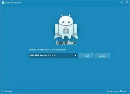 Unlockroot pro gomb - a gyökér android