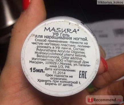 Bio Gel körömerősítő - „Mi az gel, és mit eszik össze a kompozíció a gél gel