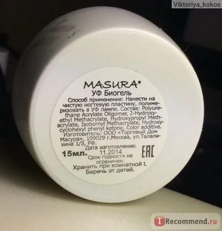 Bio Gel körömerősítő - „Mi az gel, és mit eszik össze a kompozíció a gél gel