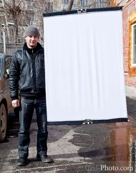 Ural fotó reflektor meg a kezét