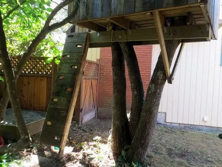 Treehouse fotót a saját kezét, rajz, videó utasítás (fa) Treehouse fotót a saját kezét, rajz, videó használati