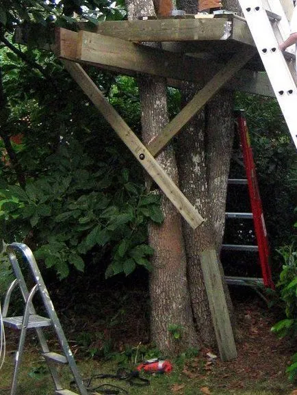 Treehouse fotót a saját kezét, rajz, videó utasítás (saját) Treehouse fotót a saját kezét, rajz, videó használati
