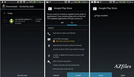 méret apk