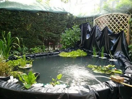 Vízszigetelő mesterséges tározókban keresztül Pond film (via) Vízszigetelése mesterséges tavak a tó film