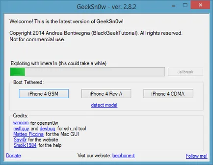 Geeksn0w lekötni jailbreak iOS 7
